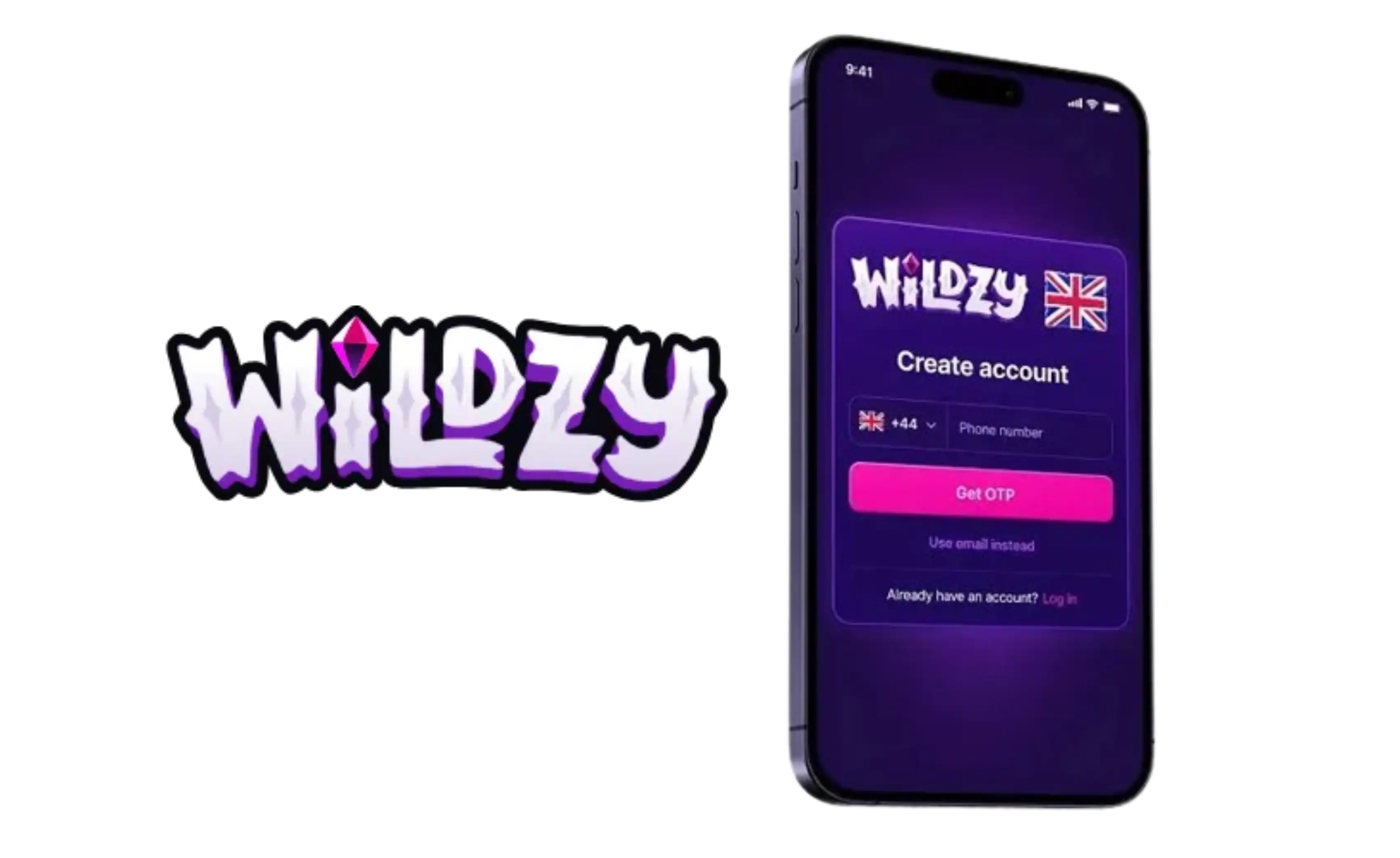 Capture d'écran de l'app Wildzy Casino